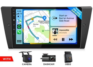 E90X7 9 Zoll Android 14 Autoradio Radio für BMW E90 E91 E92 GPS Navi DSP CarPlay - Bild 1 von 22