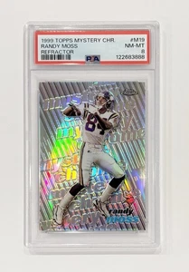 1999 Topps Mystery Chrome #M19 Randy Moss Refractor PSA 8 NM-MT Vikings HOF - Picture 1 of 1