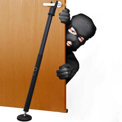 Heavy Duty Door Security Bar Jammer Adjustable 26–49" Steel Brace for Home  - Image 1 of 4