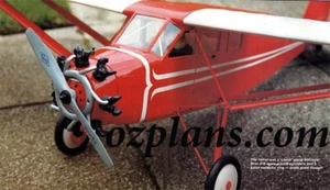 Nitro Stinson Junior 71" WS PRINTED RC AIRPLANE MODEL PLANS TEMPLATES - Picture 1 of 2