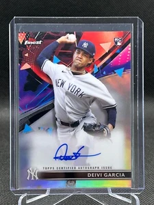 Deivi Garcia 2021 Topps Finest RC Auto Rookie Autograph Card #FA-DG - Picture 1 of 2