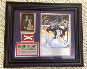 Sergei Bobrovsky 2013 2x Vezina "BOB" NHL Hockey Plakette Florida Panthers Jacken - Bild 1 von 8