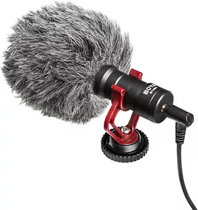 Boya BY-MM1 Compact On Camera Shotgun Video Microfono Vlogging Registrazione Mic - Foto 1 di 15