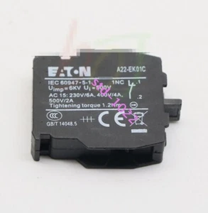 New eaton MOELLER Contact Block A22-EK01C Fast Shipping #YP1 10pc - Picture 1 of 1