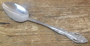 Baroque Reed Barton Stainless Select 1 Place Oval Soup Spoon Pierced Floral - Picture 1 of 1