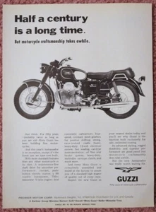 Moto Guzzi 750 1971 Ambassador anuncio impreso de motocicleta - Imagen 1 de 1
