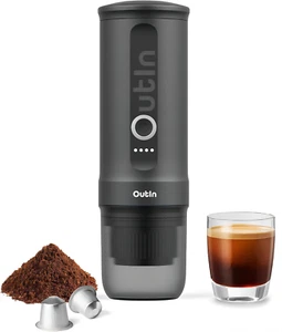 Outin Nano Portable Electric Espresso Machine, Travel Coffee Maker for Camping, - Picture 1 of 5