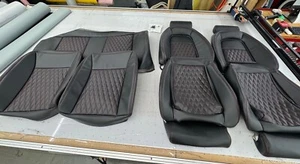 1987-1993 Ford Mustang Seat Upholstery kit (full kit F/R) - Picture 1 of 6