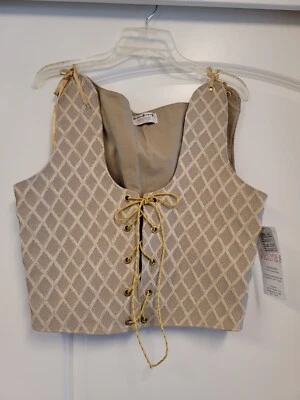 Renaissance 女式棕褐色背心搭配任何东西! — 第 1/3 张图片