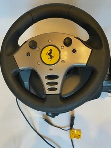 Guillemot Ferrari Force Feedback Racing Wheel with pedals and driver disk PC/Mac - Picture 1 of 12