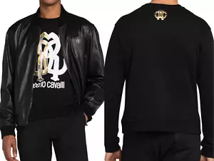 ROBERTO CAVALLI FIRENZE LOGOTIPO RC SUÉTER SUDADERA SUDADERA JERSEY JERSEY SUÉTER - Imagen 1 de 12