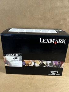Genuine Lexmark T650A41G Black Toner Cartridge T650 High Yield - Picture 1 of 5