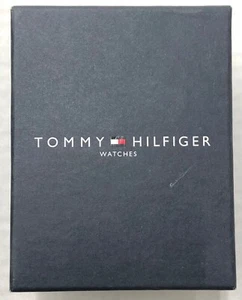 Tommy Hilfiger Original Navy Blue Watch Box Storage Case with booklet TH02 - Picture 1 of 6