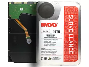 Disco duro de vigilancia interna MDD 18 TB 7200 RPM 256 MB caché SATA 6,0 Gb/s 3,5 - Imagen 1 de 6