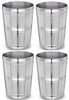 Antique Design Stainless Steel Glass For Water Drinking Set Of 4 Each 400 ml