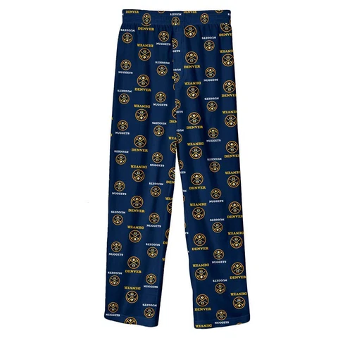 Youth Denver Nuggets Pajama Pant Boys Sleep Bottoms Cover