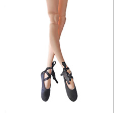 Handmade Fashion Black Ballet Shoes for Popovy Sisters