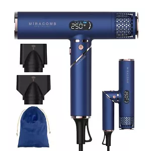 Foldable Travel Hair Dryer, Powerful Ionic Blow Dryer Pro with Brushless Moto... - Picture 1 of 6