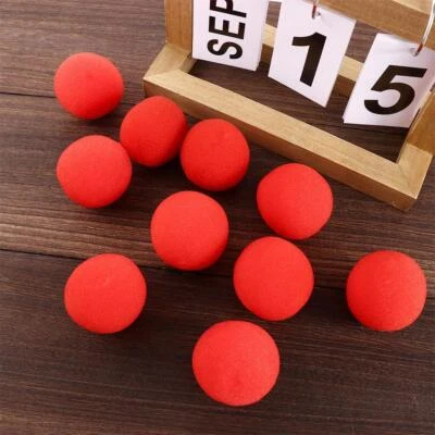 Illusion Comedy Magic Sponge Ball Magic Tricks Finger Sponge Ball Red - Image 1 of 4