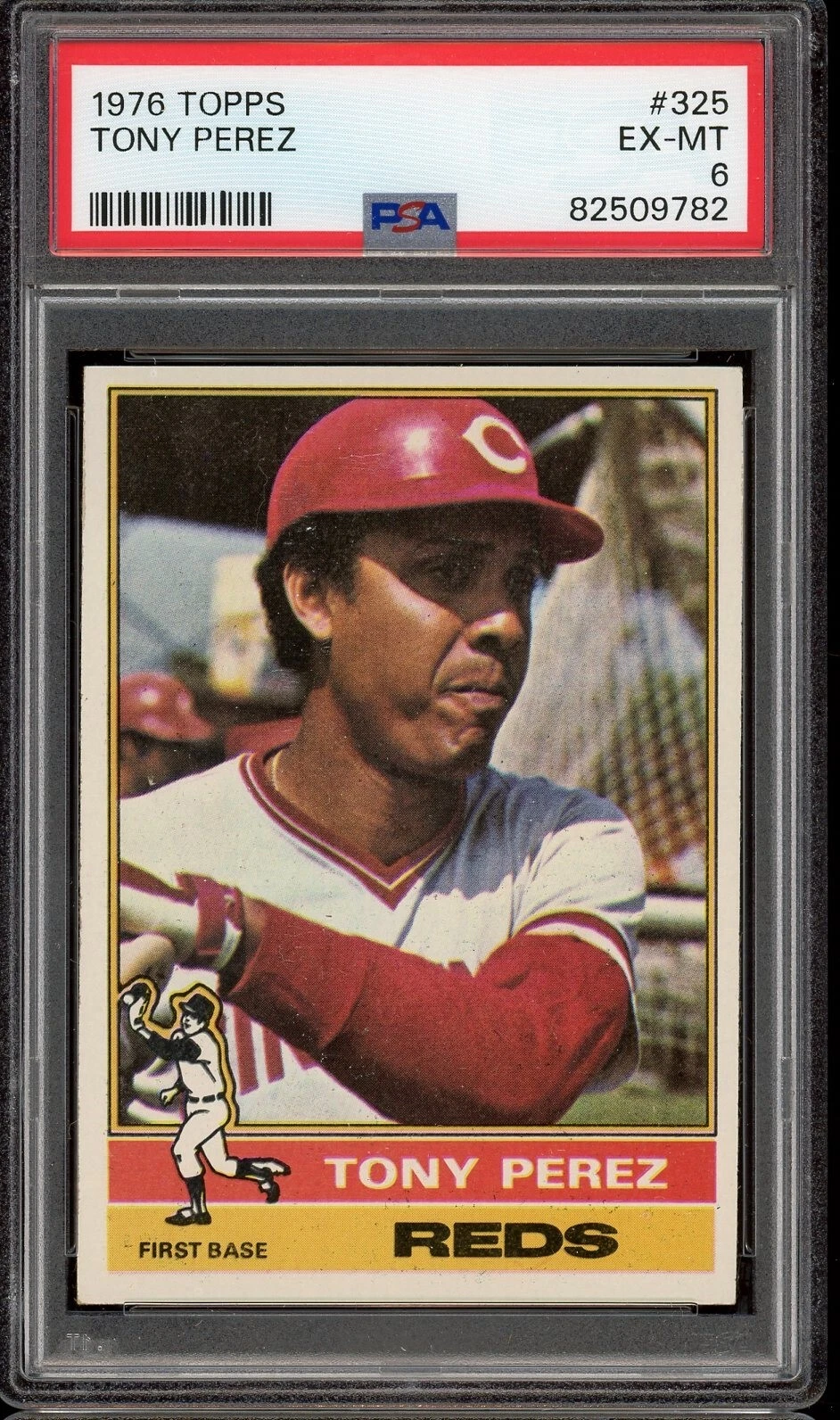 1976 Topps Baseball #325 Tony Perez PSA 6