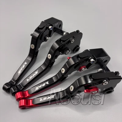 Palanca de embrague de freno CNC extensible ajustable para KAWASAKI ZX6R ZX-6R Foto 1 de 4