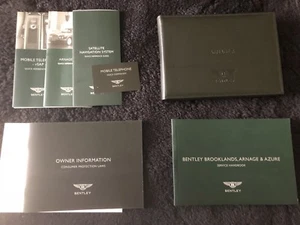 Bentley 2007 2008 Arnage R Owners Manual Handbook Set TSDB02491 OEM NOS NEW - Picture 1 of 12