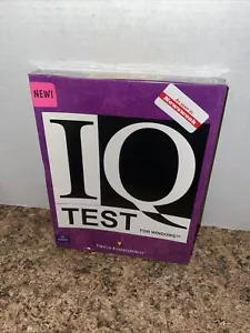 "Prueba de coeficiente intelectual para discos IBM/TANDY 3,5"" Windows Virtual Entertainment totalmente nuevos caja grande" - Imagen 1 de 7