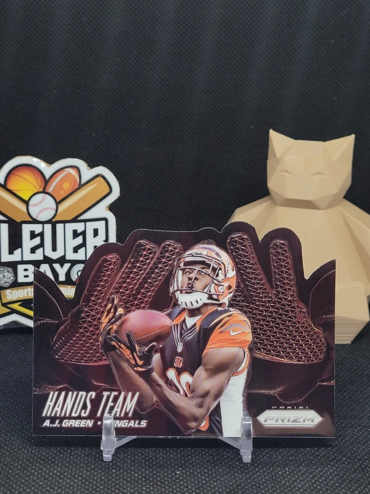 A.J. Green 2014 Panini Prizm Hands Team Die Cut Bengals #HT8 (CBMH) - Image 1 of 2