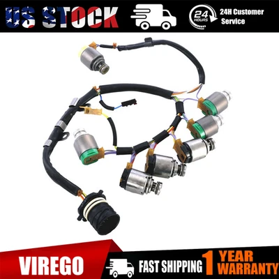 For 2001-2006 BMW 330i 330Ci 5HP19 7PCS Transmission Solenoids Kit w/Harness US - Image 1 of 4
