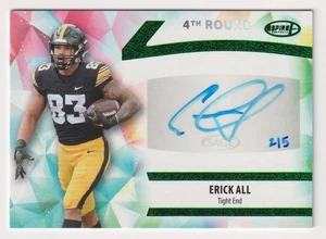 Erick All 2024 Sage Aspire Green 4th Round Auto /5 #ASP-EA SSP Bengals - Picture 1 of 2