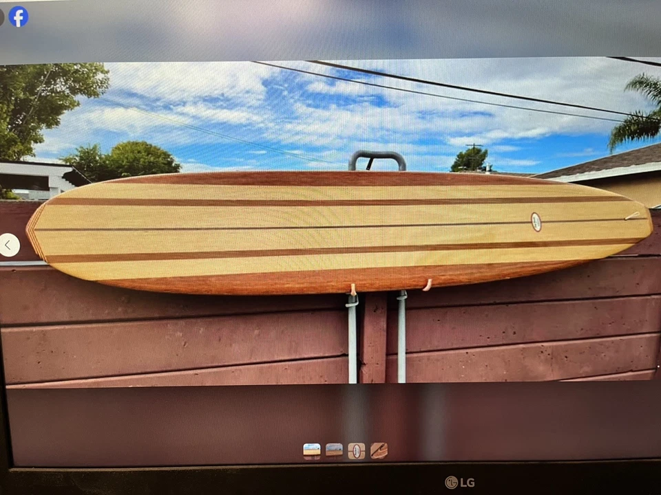 ABSOLUTAMENTE HERMOSA TABLA DE SURF SURF SURFTECH CHAPA MADERA VELZY DALE 9'4" EXCELENTE   Foto 1 de 4