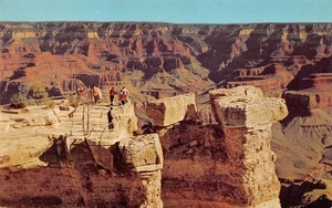 MATHER POINT Grand Canyon National Park, Arizona c1950s Vintage Postcard - Picture 1 of 2