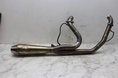 2007 Harley Dyna Street Bob SPC Big Bore Stainless Exhaust Pipe Mufflers Header - Image 1 of 4