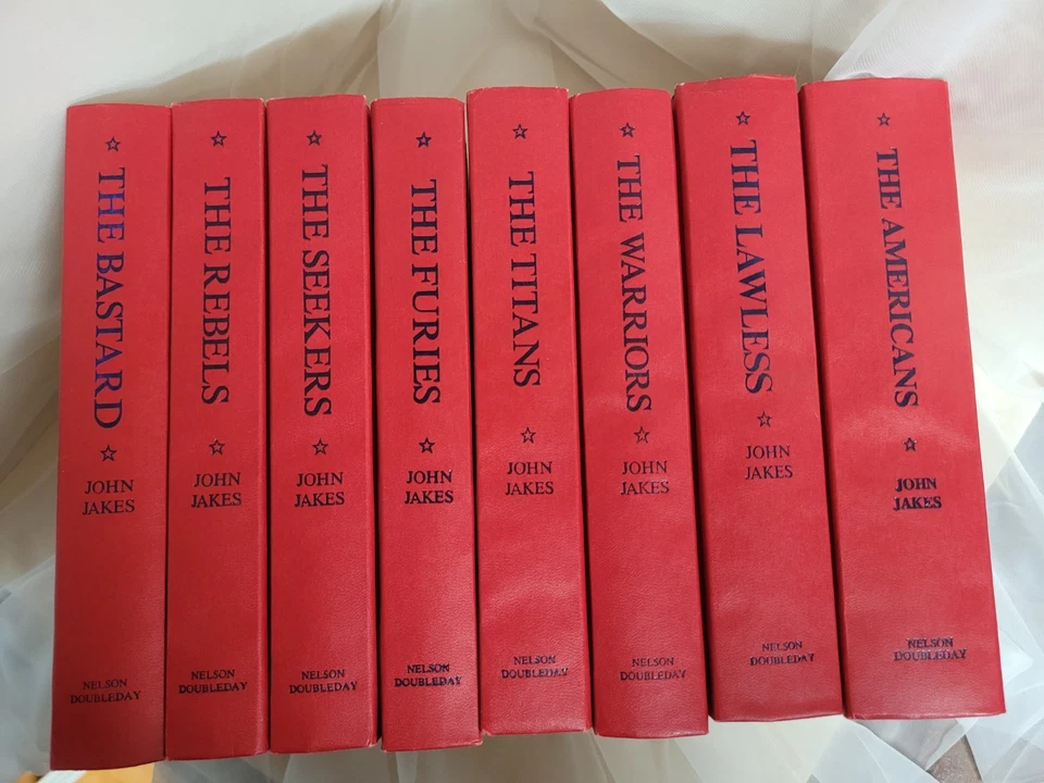 Full set of 8 John Jakes The Kent Family Chronicles HC No Jackets Never Read Foto 1 de 4