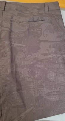 Under Armour Loose HeatGear Men 44 Grey Techno Belted Performance Stretch Shorts - Image 1 of 4