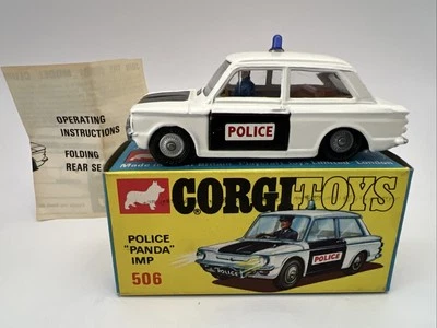 Corgi 506 Sunbeam Imp Police Car. VN Mint in original box & Instructions - Image 1 of 4