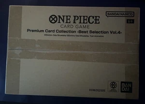 Colección de Cartas Premium Selladas Mejor Selección Vol.4 Juego de Cartas de Una Pieza Inglés - Imagen 1 de 3