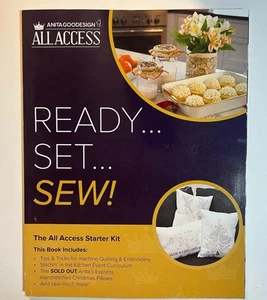 Anita Goodesign All Access Ready Set Sew Starter Kit mit 230pg Buch & CD selten - Bild 1 von 10