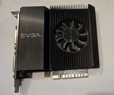 EVGA NVIDIA GEFORCE GT 710 2GB GDDR3 GRAPHIC CARD 01G-P3-2716-KR - Image 1 of 4
