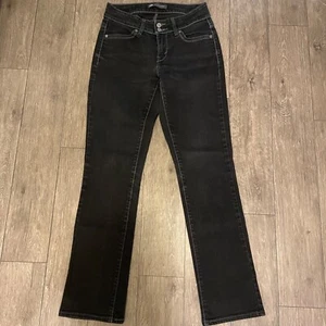 Levis Damen 529 Curvy gerades Bein Stretch schwarz Jeans Gr. 6M W28 L32 - Bild 1 von 8