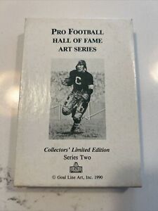 1990 Pro Football Hall Of Fame Art Cards Series 2 Goal Line NFL