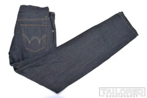 NUEVO - EDWIN UMO3SL Azul Sólido 100% Algodón Hombres Pantalones Jeans - 30 x 34 - Imagen 1 de 7