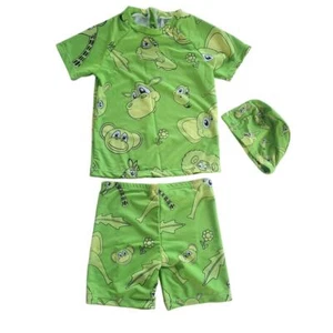 New 3 piece Sun & Rash Guard Protection Swimming Suit Size 12 - Picture 1 of 8