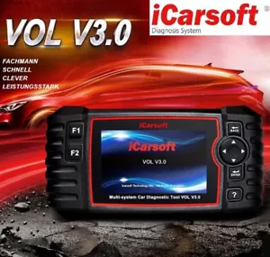 iCarsoft VOL V3.0 für Volvo Saab Diagnose Scanner Öl Service Reset OBD 2 DEUTSCH - Bild 1 von 11