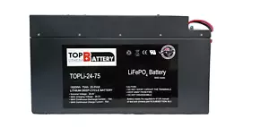 Best market price: TopLi 24V75Ah 1.92kWh Lithium Battery Off Grid Energy Storage - Picture 1 of 7