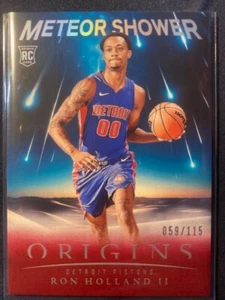 2024 Origins Meteor Shower #17 Ron Holland II RC Detroit Pistons Rookie - Picture 1 of 1