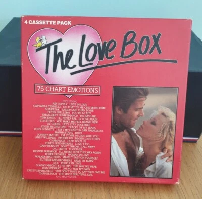 MUST HAVE  THE LOVE BOX 4 x CASSETTE BOX SET - CLASSIC LOVE SONGS 75 TRACKS 1983 - Image 1 of 4