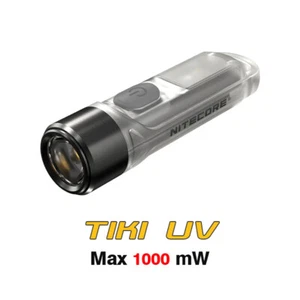 Llavero recargable NiteCore TIKI UV 1000 mW USB linterna antorcha - Imagen 1 de 12