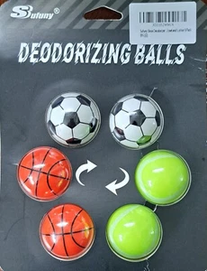 Sneaker Balls Sports Shoe Freshener Odor Destroying Scented Air Freshener 6pk - Picture 1 of 1