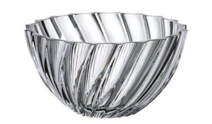 Crystalit Böhmen Tschechisch Glasgeschirr Schale Jakobsmuschel 28 cm - Bild 1 von 1